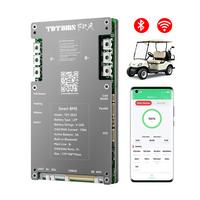 Sistema de Gestión de Baterías Inteligente TDT 4S-24S 12V-72V 100A 150A con Balance Activo de 3A para Carrito de Golf, Triciclo Eléctrico, Compatible con 20 Paquetes en Paralelo
