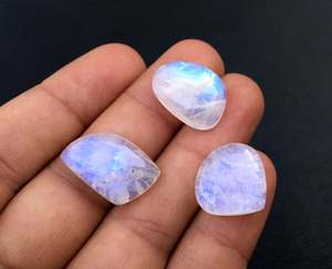 ลูกปัดพลอยพลอยสีขาวรูปหัวใจทรงแฟนซีสีรุ้งสำหรับทำเครื่องประดับลูกปัดหิน - Product Image 2