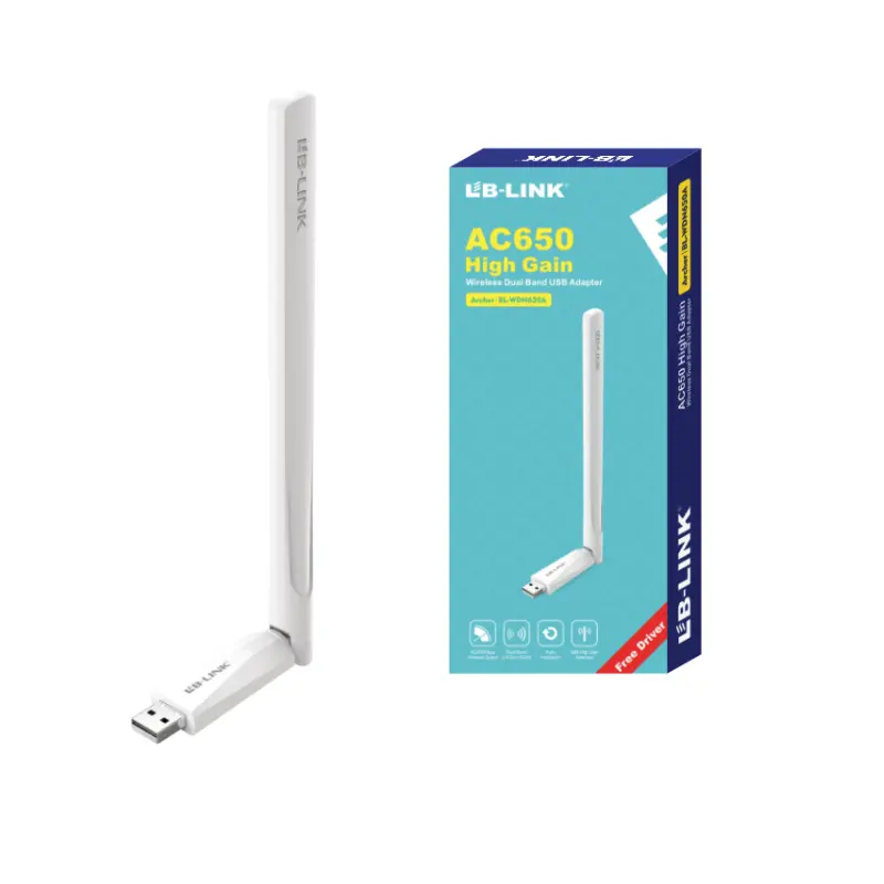 LB LINK BL-WDN650A usb wifi RTL8188, Chipset AC650Mbps, adaptador USB inalámbrico de alta ganancia