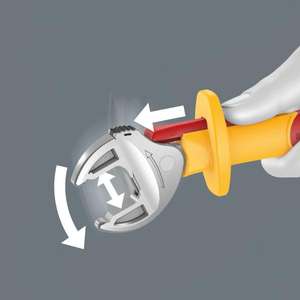 WERA - 05020153001 VDE-insulated self-setting spanner - EAN 4013288221773 1000V INSULATED <b>WRENCHES</b> INSULATED ADJUSTABLE <b>WRENCHES</b> - Product Image 4