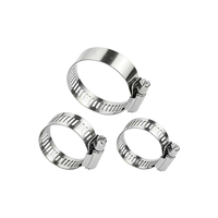 Collier de serrage sanitaire en acier inoxydable 304, plage de serrage réglable de 20 à 100 mm pour fixation de tuyaux alimentaires