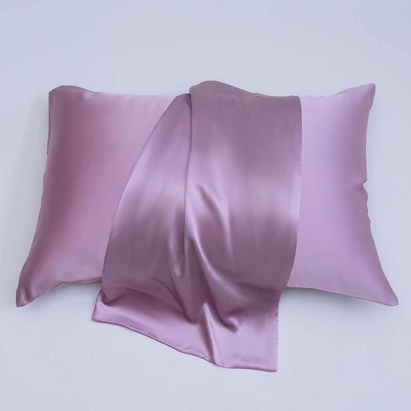 Soie de mûrier taro violet 100% qualité 6A