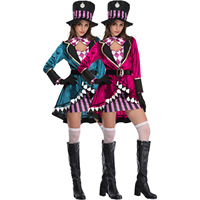 BAIGE S-XXL Alice femme magicien Performance COS Costume Halloween cirque magicien jeu de rôle scène Performance porter
