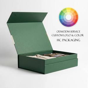 Custom Extra <b>Large</b> Foldable Rigid Magnetic Luxury <b>Gift</b> <b>Box</b> Recycled Materials Four-Color Printing Matt Lamination Handle - Product Image 1