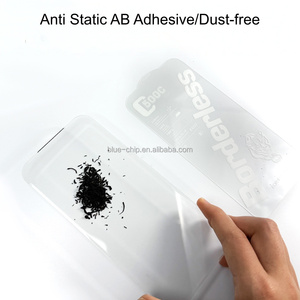 Protection d'écran en verre trempé ESD transparent intégral 0,55 mm avec bord incurvé 500C sans cadre pour <span class=keywords><strong>iPhone</strong></span> 17 <span class=keywords><strong>Pro</strong></span> <span class=keywords><strong>Max</strong></span> 16 15 (Lot de 10 + 1) - Product Image 4
