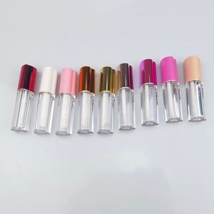 Tubos de Brillo Labial Transparentes y Coloridos, Botellas de Bálsamo Labial, Tubos de Lápiz Labial Cosmético, Tubos de Brillo Labial en Forma de Corazón, Gran Éxito de Ventas - Product Image 4