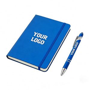Wholesale Promo Business Gift Custom Logo A5 With Elastic Strap Journal <b>Diary</b> Notepad Note Book Pu Leather Notebook - Product Image 1