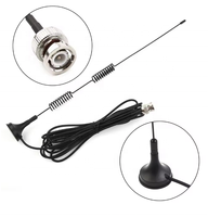 Antenne radio VHF UHF 25 MHz - 1200 MHz pour radioamateur, antennes de scanner radio mobile, récepteur BNC, accessoires de voiture