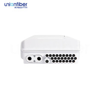Boîtier de distribution de fibre optique extérieur Unionfiber 24 cœurs IP65, 24 ports, point d'accès réseau FTTX, adaptateur SC LC, pigtail, répartiteur PLC 1x24