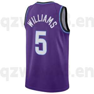 Vente en gros de maillots de basket-ball pour hommes Utah J <span class=keywords><strong>Azz</strong></span> en stock, BAILEY's # 19 options respirantes à séchage rapide, tailles plus grandes, 100% polyester - Product Image 4