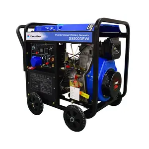 Grosir Generator Diesel Penggerak Mesin Pembuat Las, Generator Tiga Fase AC Tipe Keluaran 6 KVA 5.5 Modern