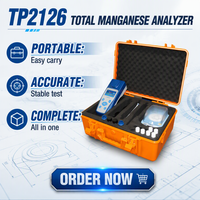 Analyseur de manganèse dans l'eau TP2126, haute précision portable, écran LCD bilingue, Bluetooth et impression, pour laboratoire de traitement des eaux usées