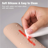 Sac de brosse de maquillage portable pour voyage sac cosmétique en silicone étui de brosse de maquillage support de pochette