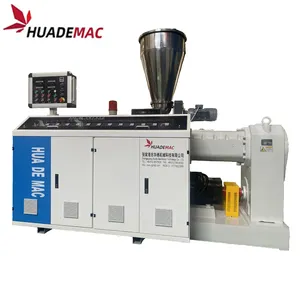 PVC פלסטיק צינור כפול בורג extruders/בורג תאום מכבש מחיר