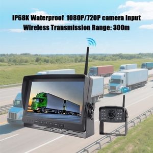 Sistema de Cámara de Visión Trasera Inalámbrica para Camiones, Gestión de Flotas, ADAS, Monitor de 9 Pulgadas, Cámara de Reversa, Kit DVR de Seguridad IPS 1080P - Product Image 5