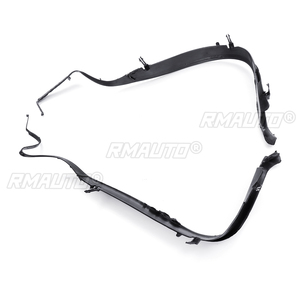 คุณภาพสูง 2x ไฟหน้ารถด้านหน้าฝาครอบซีลแหวนสำหรับออดี้ A6 C5 2002-2005 Facelift 4B0941191A 4B0941192A - Product Image 3