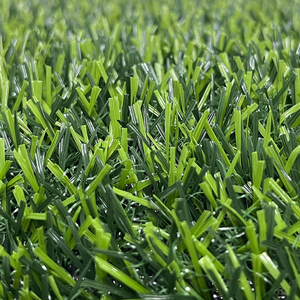 JS usine haute qualité PP PE matériel Sbr Latex vert réaliste tapis de pelouse belle herbe artificielle pour la maison jardin arrière-cour - Product Image 3