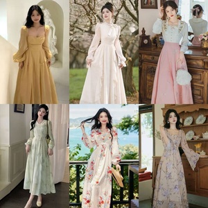 Vestido Camisero de Gasa para Mujer, Estilo Vacaciones en la Playa, con Volantes Franceses, Cintura Natural, Falda Larga Elegante, Gran Venta - Product Image 6