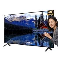 Televisor LED Inteligente 4K UHD de 65 Pulgadas, Android 14, Sin Marco, WiFi, Certificado por Google, Negro, 60Hz, Pantalla Plana para Soporte de Pantalla Ancha