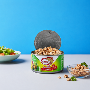 Flocons de <span class=keywords><strong>thon</strong></span> en conserve saveur Betutu, <span class=keywords><strong>thon</strong></span> frais <span class=keywords><strong>naturel</strong></span> riche en protéines, prêt à consommer, plat de poisson pratique 180g - Product Image 5