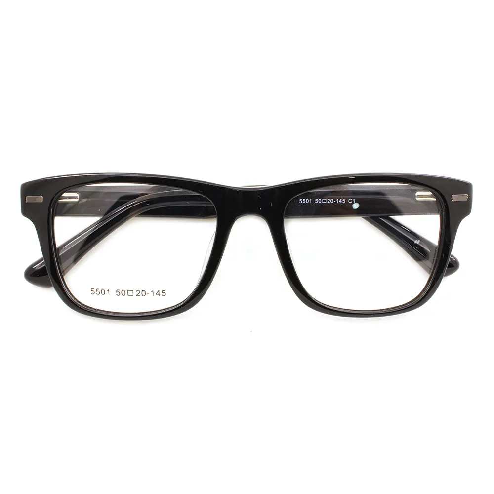 SARA New Style Black Rectangle Mens Optical Glasses Frame Eyeglasses Frames Eyewear