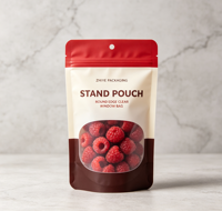 Sacs d'emballage alimentaire souples personnalisés avec logo, type Doypack, à fermeture éclair, fabricant de sacs à fond plat