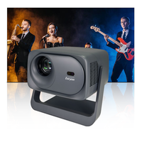Projecteur portable Spectra LED 4K Ready WiFi6 Stéréo HIFI Puce A55 Quad-Core Correction trapézoïdale automatique Télécommande BT Multilingue