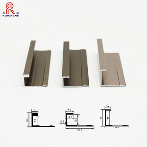 Bền 6000 loạt nhôm tường TRIM hồ sơ linh hoạt đúc cho vách thạch cao gạch sàn cho trang trí uốn Hàn - Product Image 5