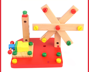 Kit de construction éducatif drôle pour enfants, assemblage, <span class=keywords><strong>chaise</strong></span> de travail, jouets en bois, jouets <span class=keywords><strong>montessori</strong></span> à vendre - Product Image 5