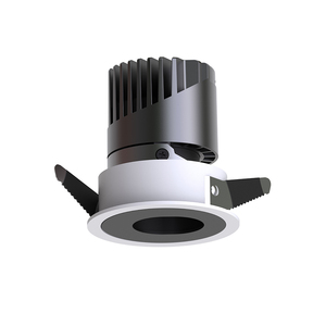 Nuevo diseño antideslumbrante <span class=keywords><strong>UGR</strong></span> <span class=keywords><strong>19</strong></span> empotrado 7W 10W 12W 15W 18W 20W 25W 30W Retrofit COB LED <span class=keywords><strong>Downlight</strong></span> negro luminoso blanco corte - Product Image 3