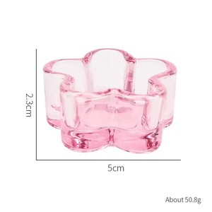 Nail <b>Brush</b> Cup Dish Cup Crystal Glass Nail Dish Cup <b>Smooth</b> Edge for Acrylic Manicure Dappen Bowl Lid Nail Liquid Powder - Product Image 6