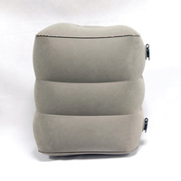 Coussin gonflable portable pour l'élévation des jambes, forme demi-lune, hauteur réglable, auto-gonflable, imperméable, amovible et lavable