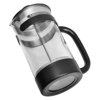 Presse à café manuel Portable, ml, en acier inoxydable, couleur argent, brillante, filtre, cafetière, presse française