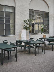 Ensemble de salle à manger d'extérieur moderne entièrement en aluminium, table et chaises légères et antirouille pour jardin, café, <span class=keywords><strong>terrasse</strong></span> et villa - Product Image 1