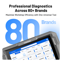 TOPDON UltraDiag Moto Compatible avec 80 Marques de Motos Fonctions de Maintenance Complètes Outil de Diagnostic Moteur et Tous Systèmes