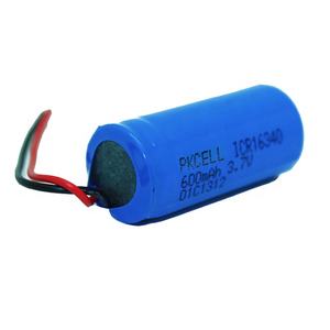 Batería de iones de litio PKCELL 3,7 V 16310 16340 <span class=keywords><strong>RCR123A</strong></span> Cr123a batería recargable con cables y conector PCM - Product Image 4