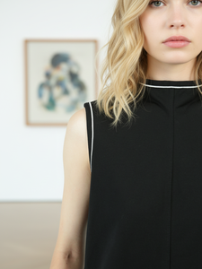 เสื้อถักไหมพรมสีพื้นลำลองสำหรับผู้หญิง ผ้าเรยอน ไนลอน สแปนเด็กซ์ - Product Image 5