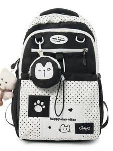 Mochila escolar bonita de nailon para niñas, Mochila para estudiantes adolescentes, Mochila escolar con múltiples bolsillos, Mochila Kawaii para ordenador portátil, Mochila - Product Image 2