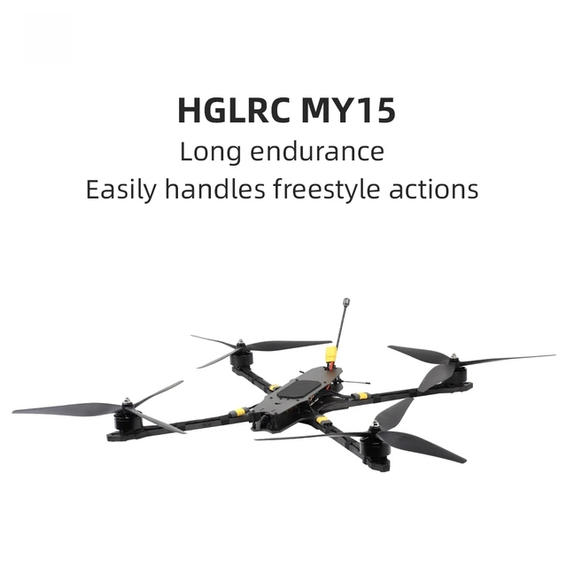 HGLRC MY15 4215 400KV Long Range FPV Drone 2.5W VTX ELRS 915MHz High Core Brightness for Survey & Mapping