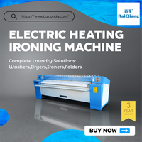 Machine à repasser et à plier le linge plat électrique industrielle neuve, personnalisée par le fabricant, pour blanchisserie commerciale, vente en gros