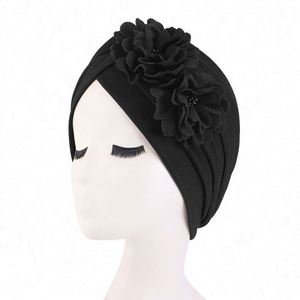 Vente en gros de turbans à volants en polyester décontractés pour femmes avec logo personnalisé - Toutes saisons, ajustables - Product Image 3