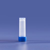 Flacon Tube en plastique de 5ml, petit flacon d'échantillon de Test avec couvercle à vis