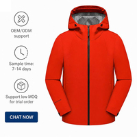 Veste imperméable et coupe-vent unisexe personnalisée 2026 à capuche, 11 couleurs disponibles, pour activités de plein air et randonnée, marque privée, OEM clé en main, 8 tailles