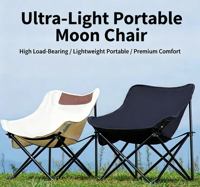 Chaise de camping pliable MEET JOY de haute qualité, portable, pour activités de plein air, avec sac de transport, pour jardin, parc, plage