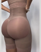 Faja Short Moldeadora de Cintura Alta BBL para Mujer Levanta Glúteos con Control de Abdomen y Muslos