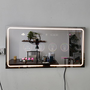 Usine 21.5 pouces écran tactile avant-éclairé <span class=keywords><strong>miroir</strong></span> de salle de bain intelligent <span class=keywords><strong>TV</strong></span> 1200*800mm avec Wifi Android Smart Mirror lumière LED <span class=keywords><strong>TV</strong></span> <span class=keywords><strong>miroir</strong></span> - Product Image 4
