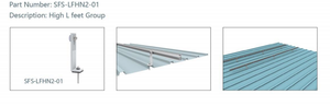 PV System L-Feet <strong>Components</strong> Wholesale Solar Brackets for Tin Roof <strong>Mounting</strong> Solar <strong>Panel</strong> Install - Product Image 5