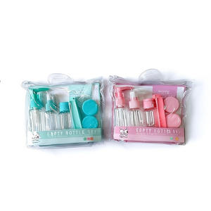 Ensemble de bouteilles vides, 8 pièces, flacons pulvérisateurs, couleurs mélangées, organisateur de maquillage de voyage - Product Image 1