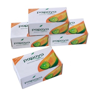 Jabón Artesanal Orgánico para el Cuidado de la Piel, 125g, Jabón Herbal Blanqueador de Papaya, Precio Bajo al por Mayor - Product Image 3