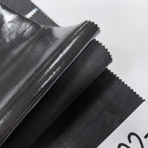 Fodere per scarpe nere con adesivo TPU Hot Melt Film in cotone tessuto laminato superiore per la modellatura del materiale - Product Image 3
